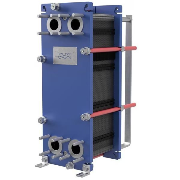 Gasketed Plate Heat Exchanger, 25 Plates, 400 kBtu, Fast Track By Alfa Laval, Mfr#: T6-PFG-25M